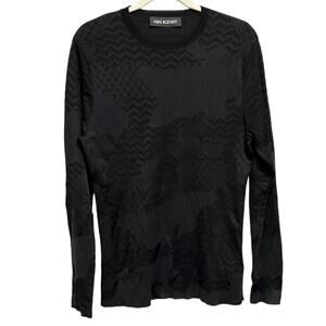 Neil Barrett Crew Neck Mens Sweater Slim Fit Regular Length Size Medium